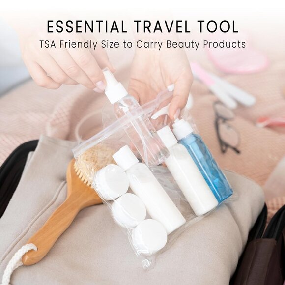 50 New Empty 5 Grams Acrylic Clear Round Jars - BPA Free Containers for Cosmetic - Picture 7 of 9